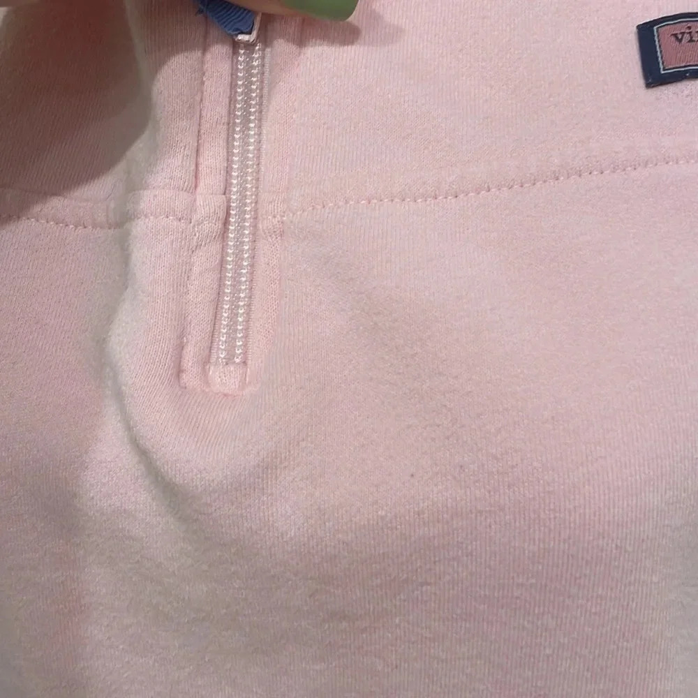 Vineyard vines light pink watermelon quarter zip - Picture 13 of 15